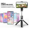 Bastão Tripé Mini 360º Pau De Selfie Bluetooth 3em 1 Celular 4