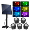 T-sun Solar Pond Light, Super Bright Led Underwater Color Ch 0 T-sun Solar Pond Light, Super Bright Led Underwater Color Ch 0