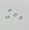 Ganchos 6 Mm Bretel Metalicos Zamak X 100. Corpiño. 1