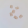 Ganchos 6 Mm Bretel Metalicos Zamak X 100. Corpiño. 2