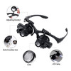 Lupa Joyero Montaje Cabeza Luz Led 8 Lentes Intercambiables 4