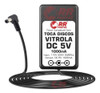 Fonte Carregador Dc 5v Para Toca-disco De Vinil Vitrola 2