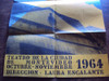 Afiche 1964 Hamlet Teatro De La Ciudad Montevideo Escalante 2