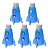 Kit 5 Garrafinhas Foguete Mickey Astronauta Lembrança Festa 0