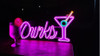 Cartel Drinks + Copa En Neón Led Deco  / Personalizados 1
