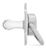 Chupeta Candy Style Bico Redondo Em Silicone 0m+ Cinza Lillo 2