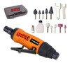 Amoladora Recta Neumatica Kit 16 Pz Matriceria Torno 1/4 0