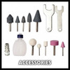 Amoladora Recta Neumatica Kit 16 Pz Matriceria Torno 1/4 2