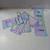 Tablas De Multiplicar Personalizado.  Llavero 6