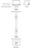 Cable Mini Dp Display Port 1 Metro Compatible 4k 3