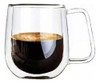 Taza De Vidrio Doble Pared Aislamiento C/ Asa Cafe Té 0