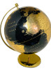 Globo Terrestre Decorativo Base Metal Mapa Mundi  31 Cm Mod1 2