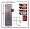 Tejido Malla Electrosoldada Galvanizada Rollo 1.50m X 25 Mts 1