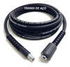 6mts Mangueira T.aço Lavadora Intech Machine Acqua 1200 1400 0