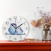 Biekaya Cute Owls - Reloj De Pared Redondo Para Colgar Silen 2