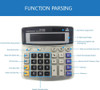 Calculadora, Escritorio Electrónica  Baiyou Pantalla Grande 2