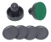 Equipamento De Mesa De Air Hockey Preto Pás De Hóquei 0 Equipamento De Mesa De Air Hockey Preto Pás De Hóquei 0