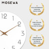 Mosewa - Reloj De Pared Silencioso De 14 Pulgadas, Funciona 5