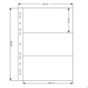 Fichário 10 Folhas Pp Cédulas 3 Espaços 32x24 Cobra Fosco G 4