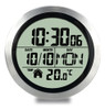Relógio De Parede Impermeável Kitchen Bathroom Lcd Temp. 0