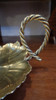 Cenicero Despojador De Bronce Con Forma De Hoja Angela 5