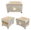 Cajon Baul Juguetero Repisa Montessori Con Ruedas Cts 0