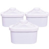 3 Piezas Recambio Agua Filtro Agua Filtración Jarras Blanco 1