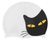 Balneaire Gorra Natación Silicona Impermeables Negra 3