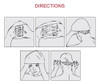 Balneaire Gorra Natación Silicona Impermeables Negra 5