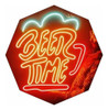 Cartel Beer Time En Neón Led / Deco  / Figuras / Comercio 0