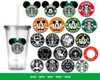 Plantillas Sublimación Vectores Multiuso Tazas  Starbucks 7