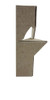 Pie De Cartón Parante Soporte Display 12 Cms X 1 Unidad 1
