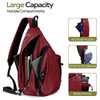 Sling Bag Outdoormaster Versatil Y Compacta - Garnet Red 2