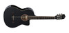 Violão Michael Eletrico Nylon Vm219e Bk Preto + Kit 1