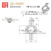 1pcs 10w Alta Potencia 4 Pines Circulares Común Ánodo Smd Le 1