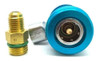 Kit Acople Rápido Con Válvula P/auto De Alta & Baja P/r134 2