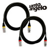 2 Cabos De Microfone Balanceado Xlr Santo Angelo - 07 Metros 0