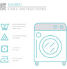 Exuberante Decoración Azul Sofá Cama Monique 6 Piezas Cover 3