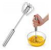 Mixer Batedor Misturador De Ovos Massa Inox Semi Automático 0