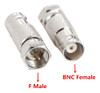 Bnc A Coaxial, Paquete De 5 Conectores Bnc Hembra A F Macho 2