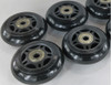 Ruedas Rollers Goma Pu 76 Mm X4 Unidades Con Rulemanes Abec7 0