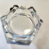 Cenicero De Cristal Exagonal 7x7cm Con Defecto S/fotos 3