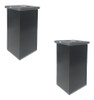 Pata Bajo Mesada Negra Mueble Mesa 40x40x100mm Radem 1