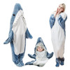 Quincunx Wearable Shark Blanket Hoodie Onesie Para Adultos Y 0