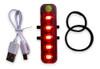 Luz Led Trasera De Bicicleta Usb Recargable 4