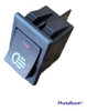 Llave De Plastico Con Testigo Luz Rojo On-off 4 Patas 1