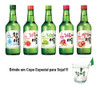 Kit 5 Soju Bebida Coreana Jinro Fresh Sabores + Copo Brinde 0