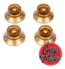 Pack X4 Perillas Pk01 Gd Cool Parts Les Paul Color Dorada 1