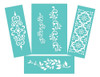 Stencil Laura Craft Set Guardas 0