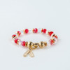 Pulseira Maria Navalha Cristal 8mm Pingente Navalha 2